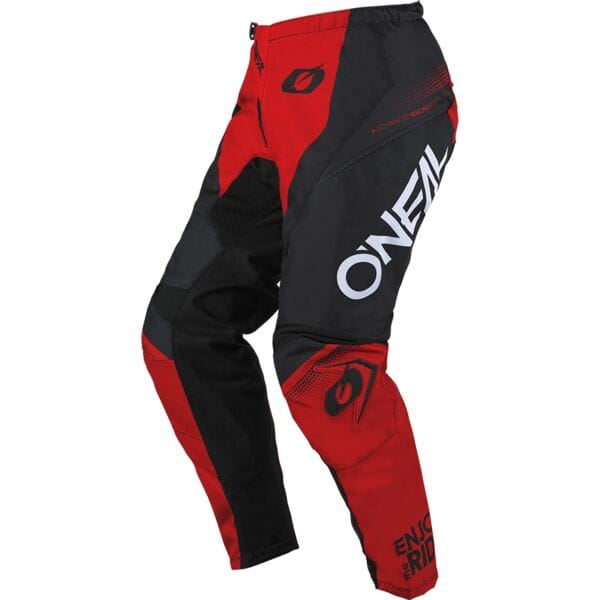 O'Neal 2025 Motocross Pants Element Racewear Black Grey Red